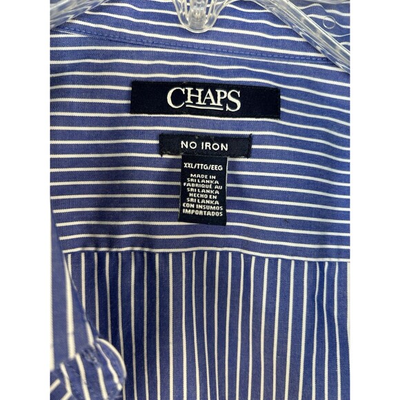 CHAPS No Iron Shirt Women’s Button Up Blouse Top Size 2X Classic Career Business - Picture 9 of 9